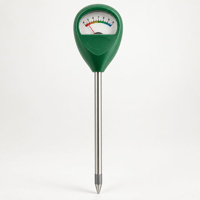 Soil pH Meter — Illustration · Not a supplier photo