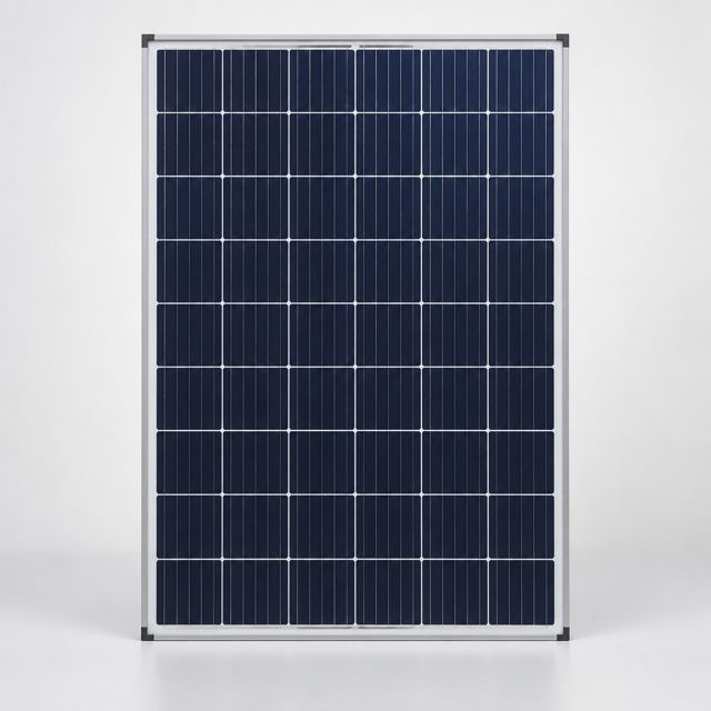 Solar Panel 100W — Illustration · Not a supplier photo