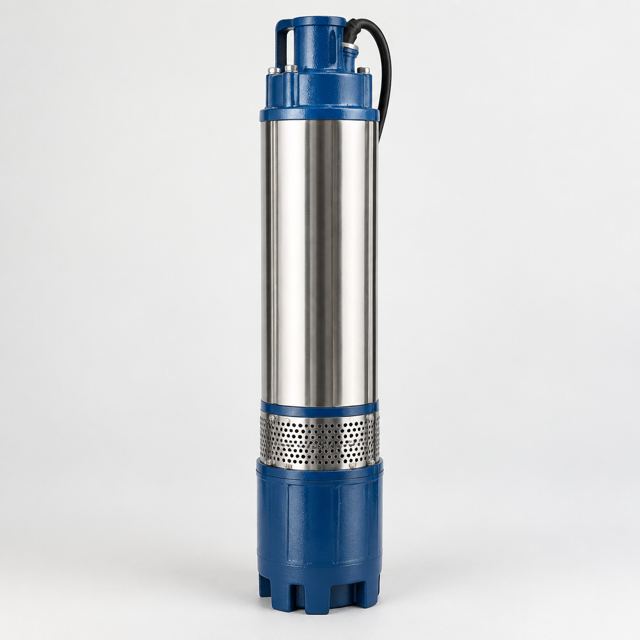 Submersible Water Pump — Illustration · Not a supplier photo