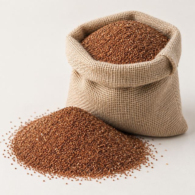 Teff Grain — Illustration · Not a supplier photo