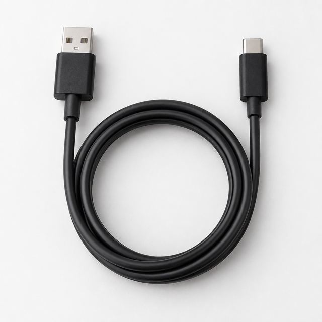 USB Charging Cable — Illustration · Not a supplier photo