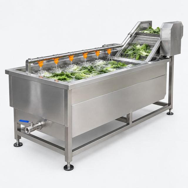 Vegetable Washing Machine — Illustration · Not a supplier photo