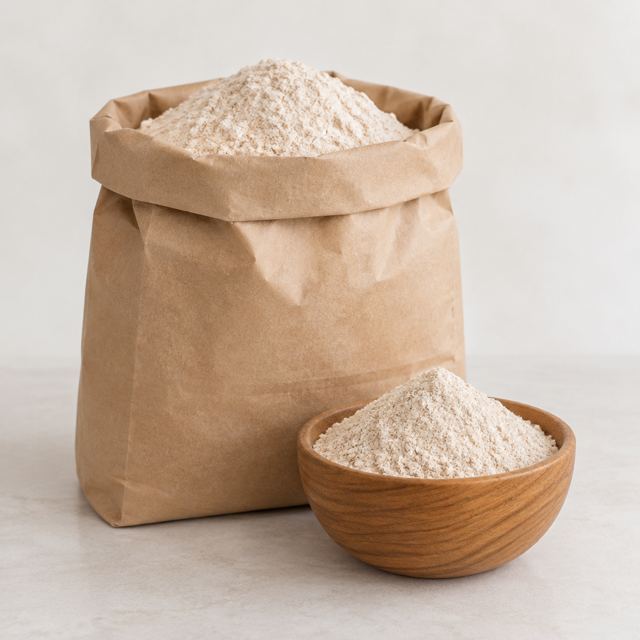 Whole Wheat Flour — Illustration · Not a supplier photo
