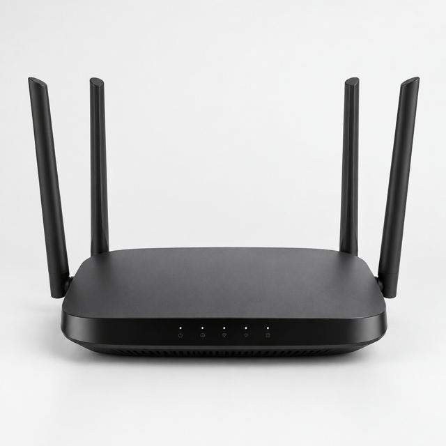 Wi-Fi Router — Illustration · Not a supplier photo