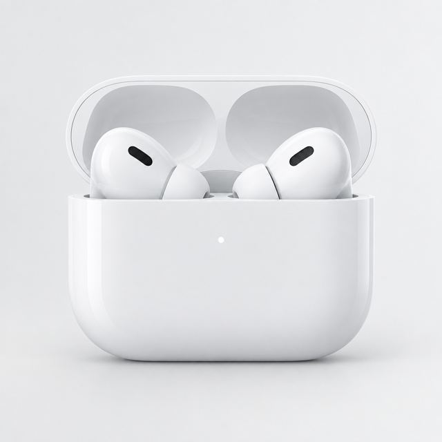 Wireless Earbuds — Illustration · Not a supplier photo