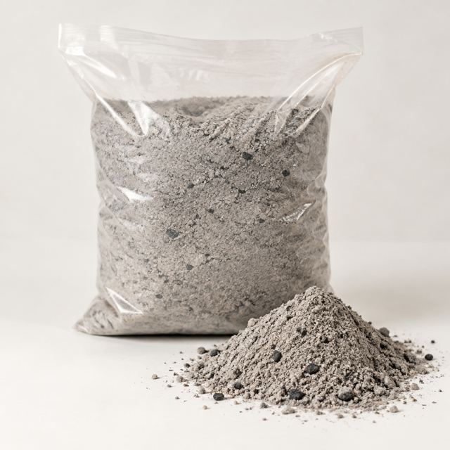 Wood Ash — Illustration · Not a supplier photo