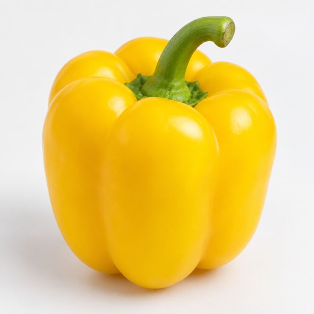 Yellow Bell Peppers — Illustration · Not a supplier photo